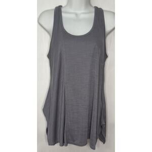 Athleta Top Women's Gray Scoop Neck Workout Tank Size XS Yoga Gym